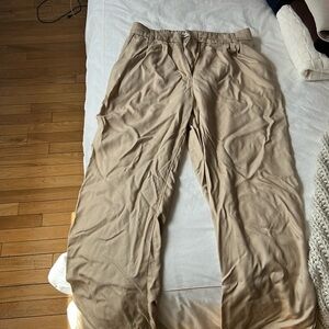 Soft tan Abercrombie trousers